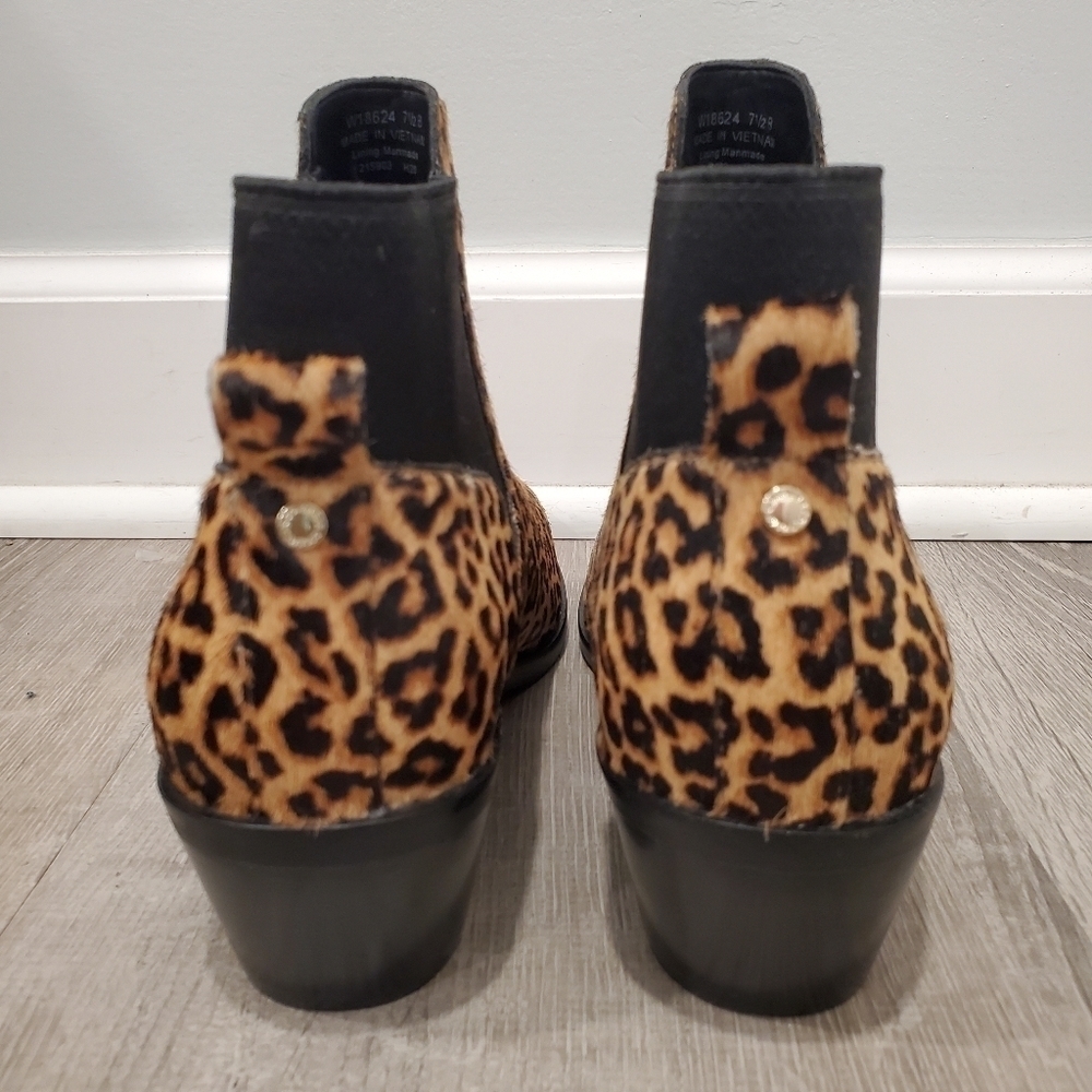 NEW Cole Haan Gia Animal Print Ankle Boots - Picture 4 of 10